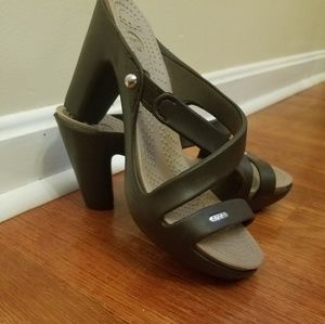 Crocs heel sandals